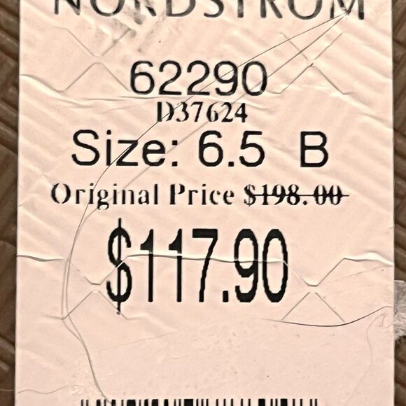 Cole Haan NWT Tan Peep-Toe Wedges size 6.5 - Picture 7 of 7